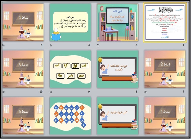 خطة التعلم الأسبوعية لغتي خامس ابتدائي التربية الفكرية