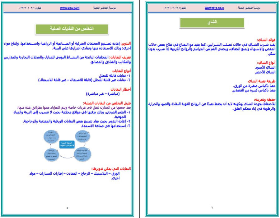 خطة التعلم الأسبوعية لمادة مهارات الحياتية والأسرية سادس ابتدائي الترم الثاني 