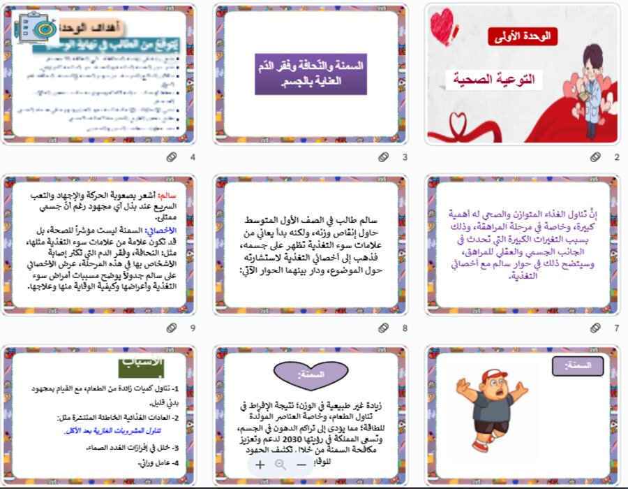 خطة التعلم الاسبوعية لمادة المهارات الحياتية والأسرية أول متوسط الترم الثاني