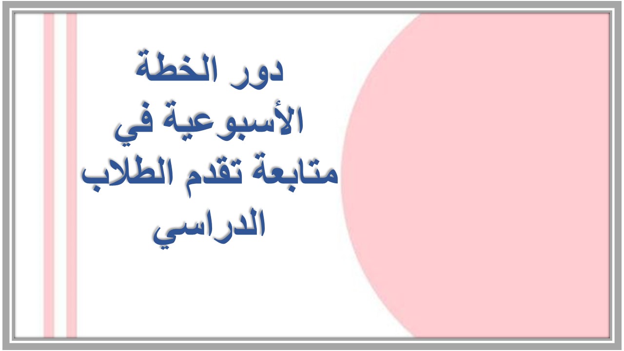 خطة التعلم الأسبوعية مهارات مهنية أول ثانوي التربية الفكرية  