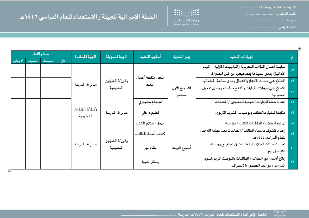حقيبة مدير المدرسة