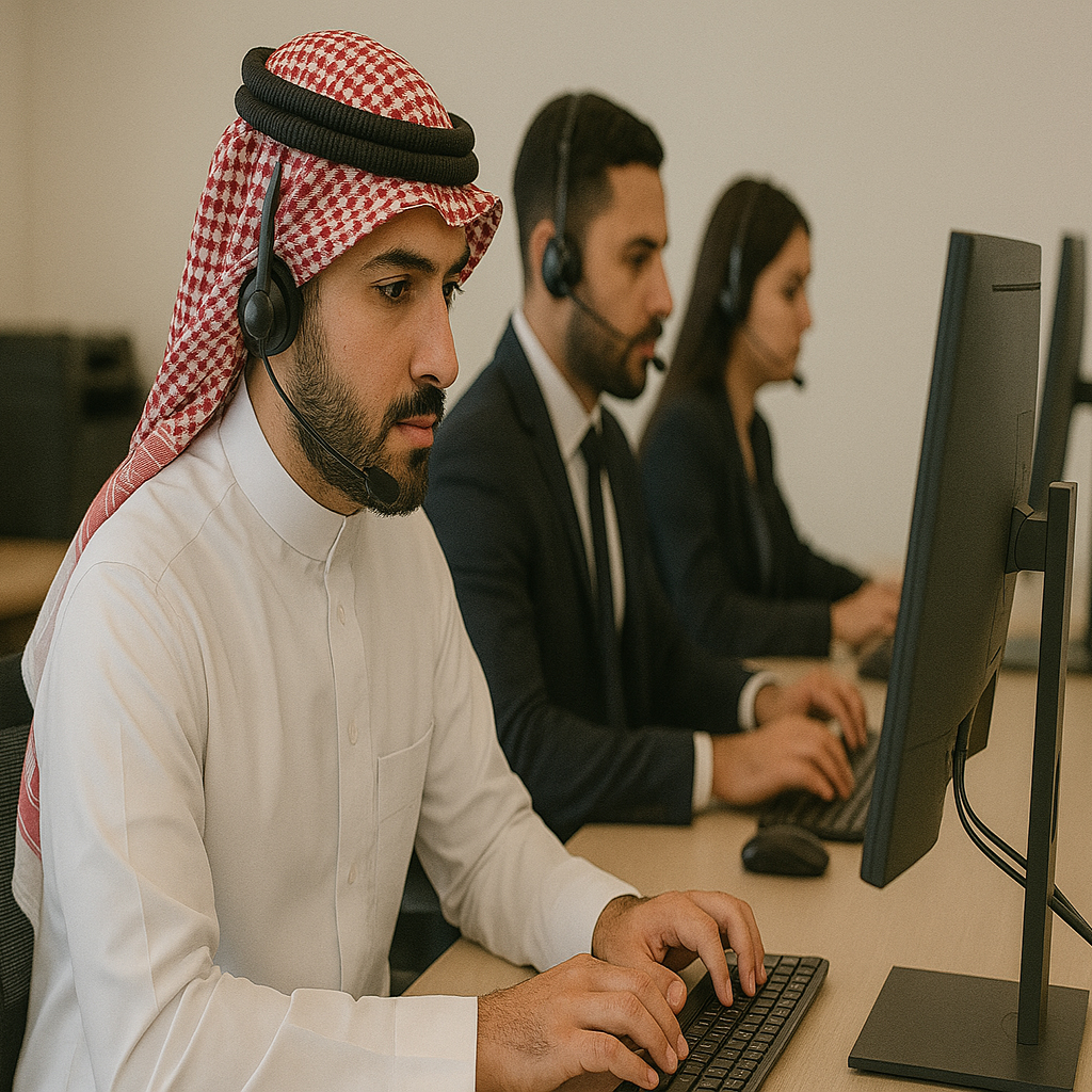 كول سنتر لتحصيل الديون في الرياض