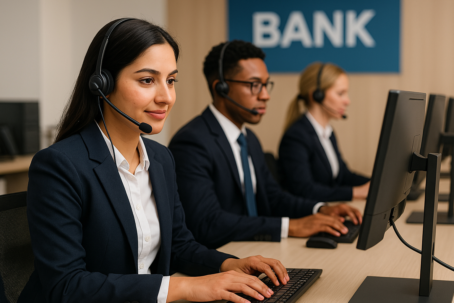 كول سنتر لخدمة العملاء في البنوك