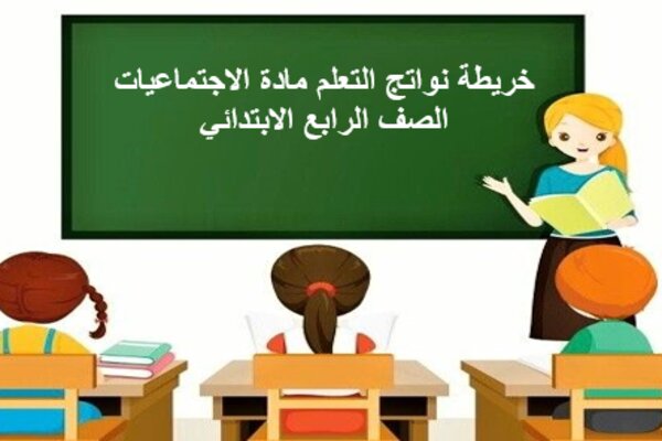 خريطة نواتج التعلم مادة الاجتماعيات الصف الرابع الابتدائي