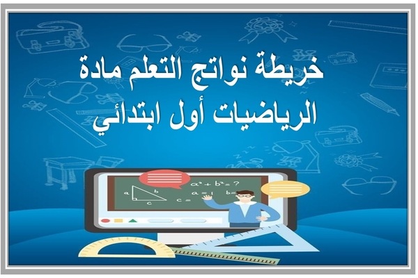 خريطة نواتج التعلم مادة الرياضيات أول ابتدائي 