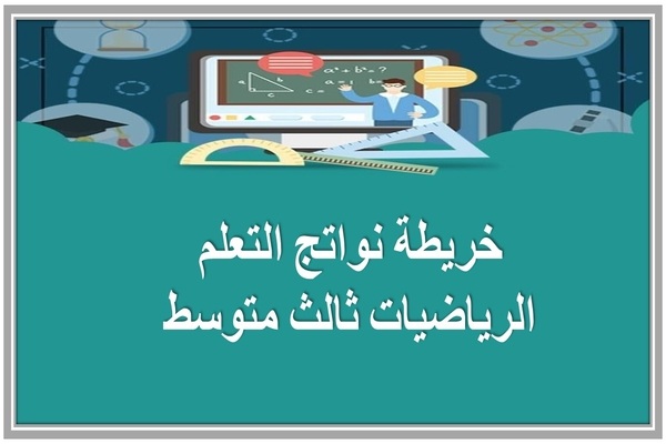 خريطة نواتج التعلم الرياضيات ثالث متوسط 